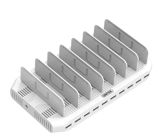 UNITEK Stacja ładująca 10x USB 2.4A 96W Y-2172 - 509743 - zdjęcie